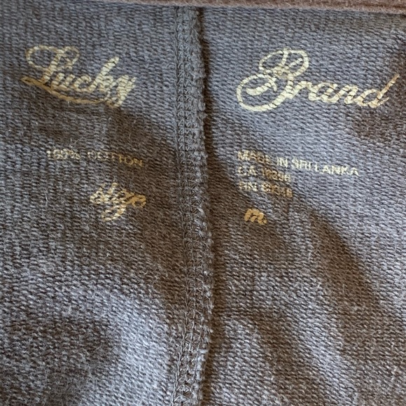 Lucky Brand Large Neck Button Sweatshirt - Picture 15 of 16